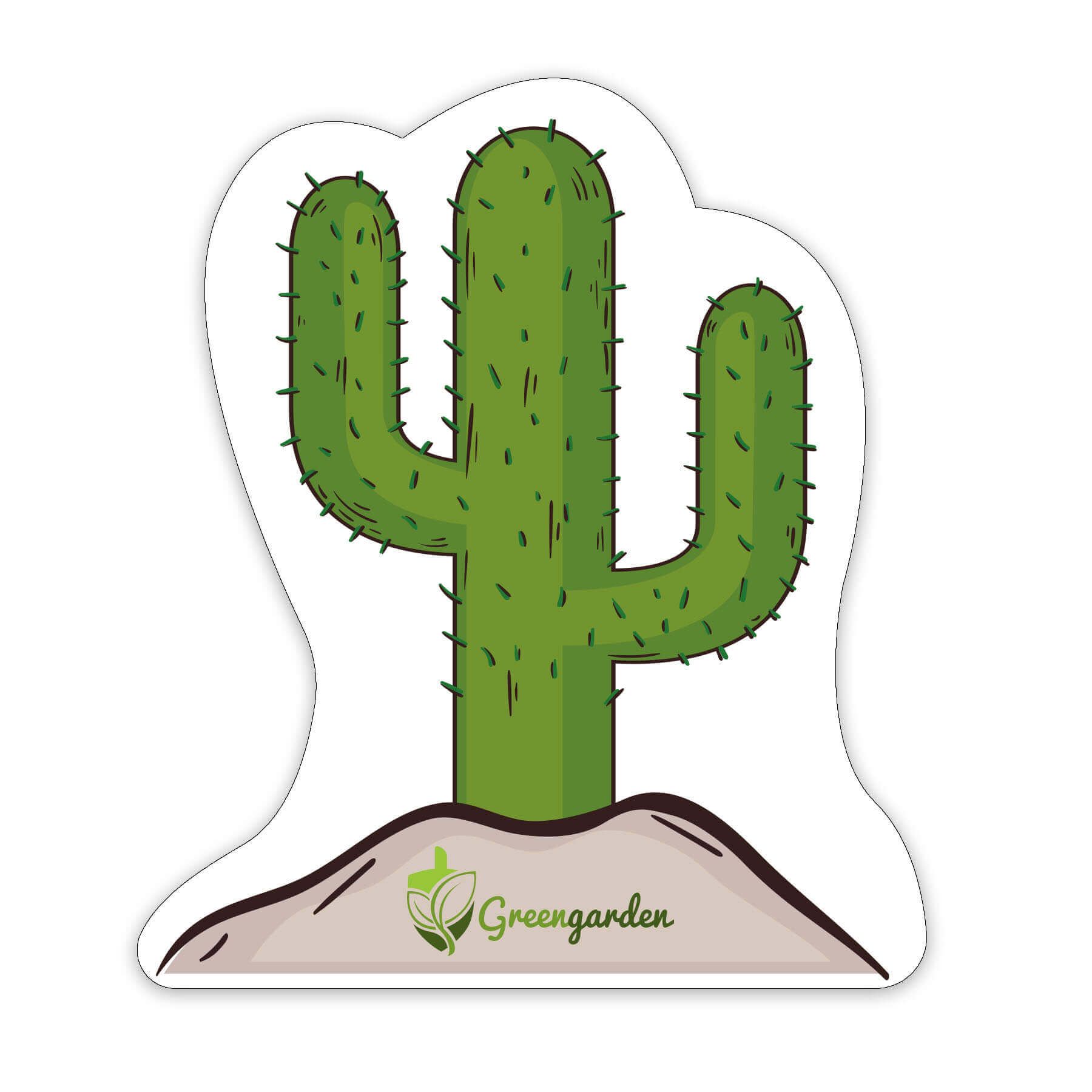 Cactus Shaped NoteKeeper™ Magnet 35 Mil                          